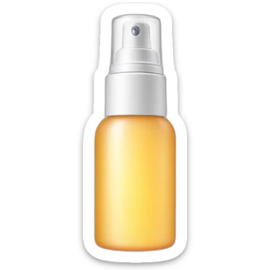 spray skincare bottle sticker