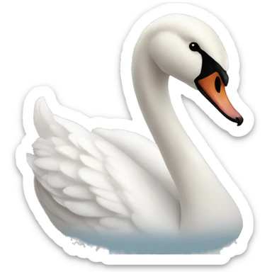 Swan sticker