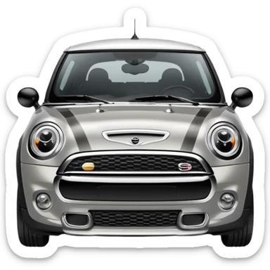 create me a mini cooper s logo emoji sticker