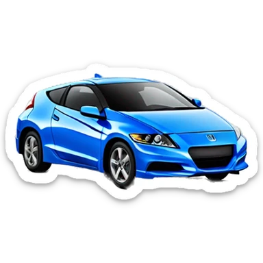 Honda car CR-Z zf1 2010 blue ocean  sticker