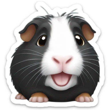 smiling guineapig sticker