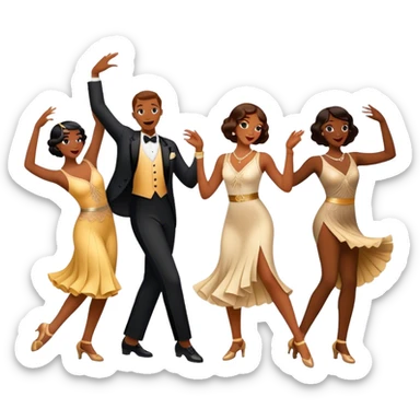 Charleston dance sticker