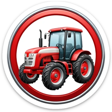 Tractor fc team  logo sticker