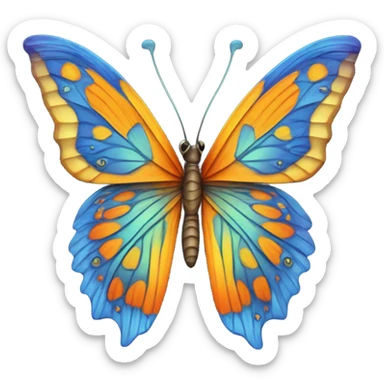Butterfly sticker