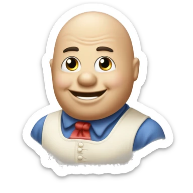 Humpty dumpty sticker