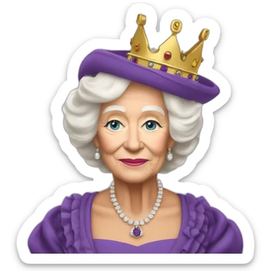 Queen camilla sticker