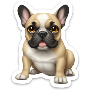 french bulldog sticker