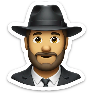 fat neck beard discord moderator with a fedora sticker