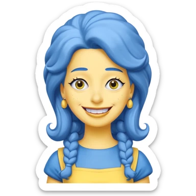 Simpson women sticker