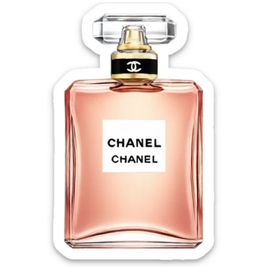 Chanel perfume sticker