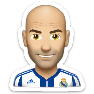 Zinedine Zidane  sticker