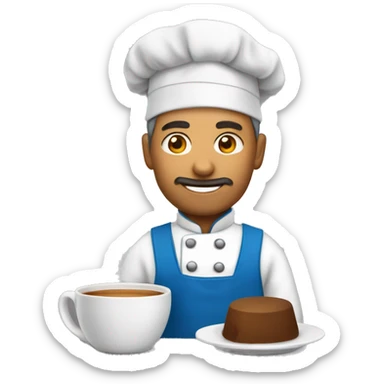Un café de tomar cocinero  sticker