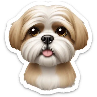 All Tan shih tzu  sticker
