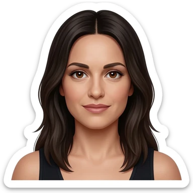 HYPERREALISTIC laura pausini the italian singer sticker