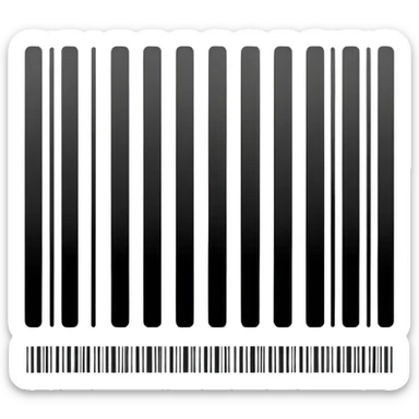 Barcode sticker