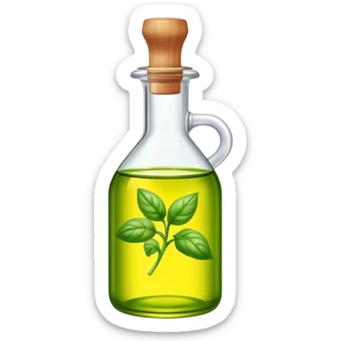 basil oil sticker