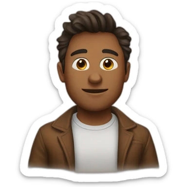 Hugo Darby brown sticker