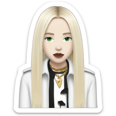 Billie eilish x Yves Saint Laurent sticker