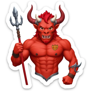 Manchester United Red Devil sticker