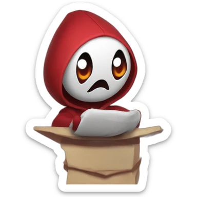 husk hazbin hotel sticker