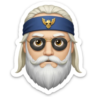 odin with an eye patch sticker