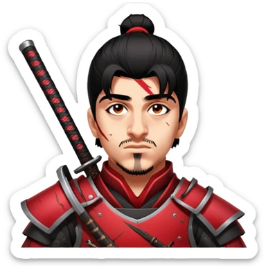 Battle-Ready Samurai sticker