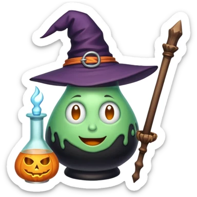 witch potions sticker