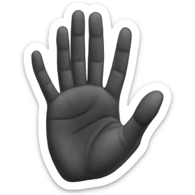 two hands greeting sticker