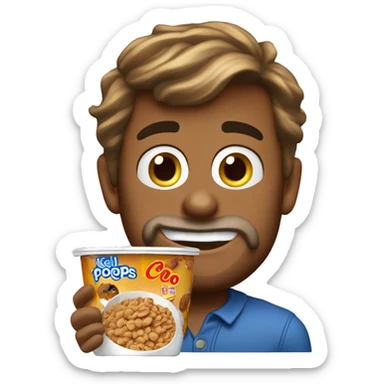 Cereali kellogs coco pops barchette sticker