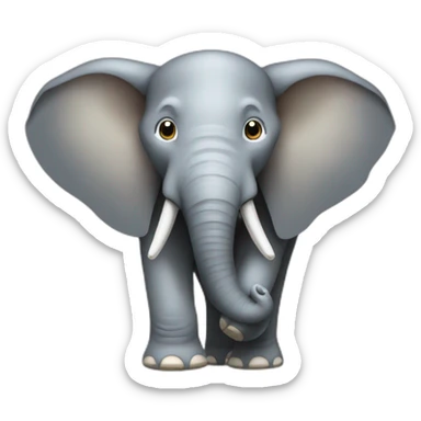 safari explorer elephant sticker