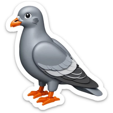 Pigeon lego set sticker