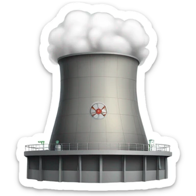 Nuclear reactor sticker