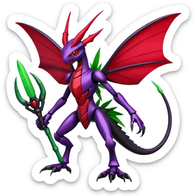 Scizor-Scyther-Flygon-Darkrai-Fusion sticker