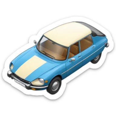 cute citroen gs sticker