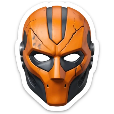 deathstroke mask with eyes sticker