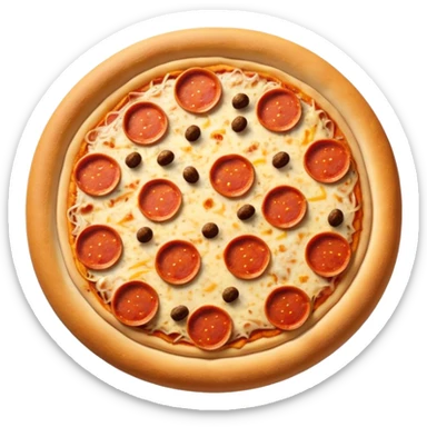 Sausage Pepperoni Extra Cheese Pizza sticker