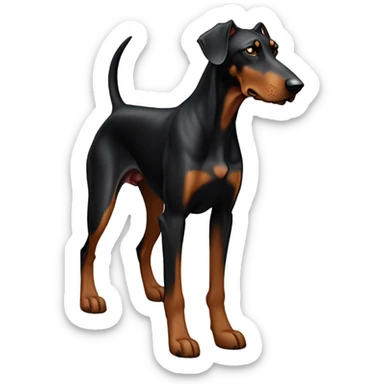 Doberman sticker