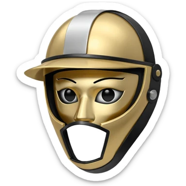 fencer mask sticker