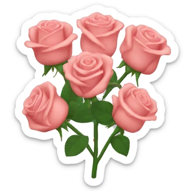 Rose quart cluster sticker