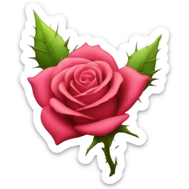 Rose thorns  sticker