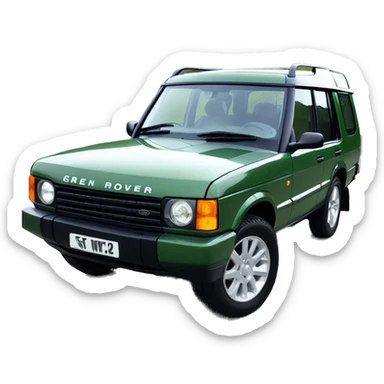Land rover discovery series 2 green sticker