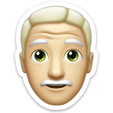 Cerveau avec des yeux sticker