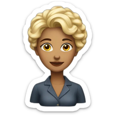 beautiful-woman-psychologist sticker