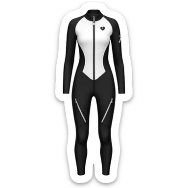 ski bodysuit sticker