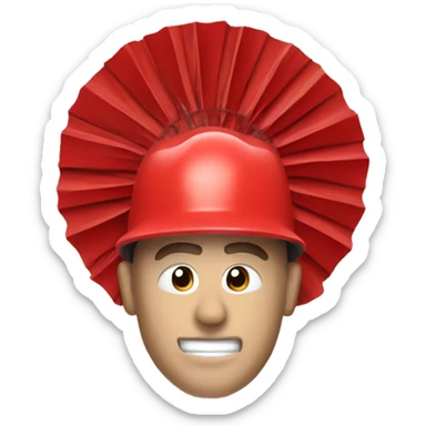 red blower fan  sticker