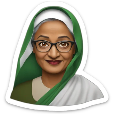 Sheikh hasina sticker