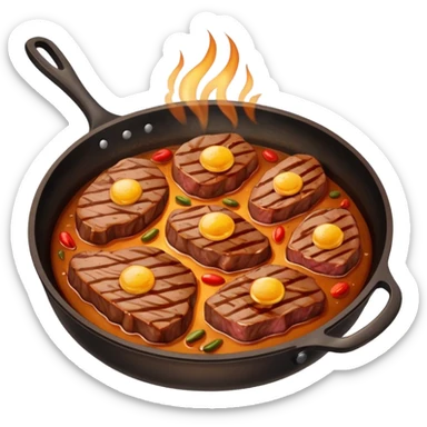 meat meal sticker