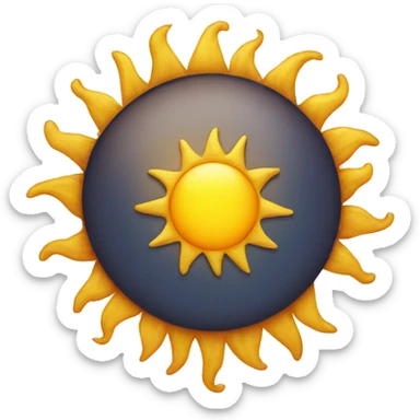 Sun sticker
