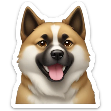 American akita sticker