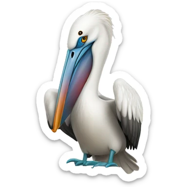 pelican with labtop sticker